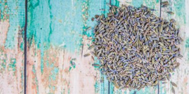 Kurutulmuş lavanta bitkisel çay