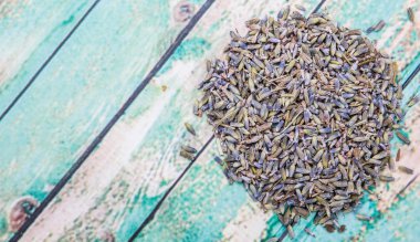 Kurutulmuş lavanta bitkisel çay