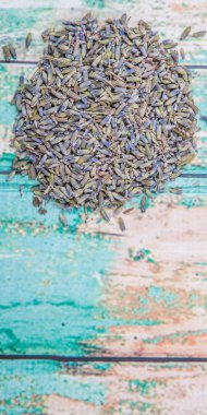 Kurutulmuş lavanta bitkisel çay