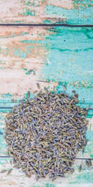 Kurutulmuş lavanta bitkisel çay