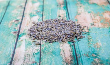 Kurutulmuş lavanta bitkisel çay