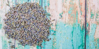 Kurutulmuş lavanta bitkisel çay