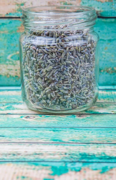 Kurutulmuş lavanta bitkisel çay