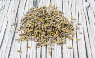 Kurutulmuş lavanta bitkisel çay