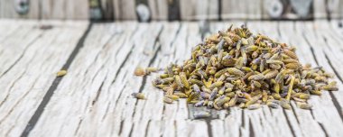 Kurutulmuş lavanta bitkisel çay