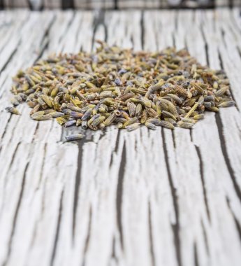 Kurutulmuş lavanta bitkisel çay