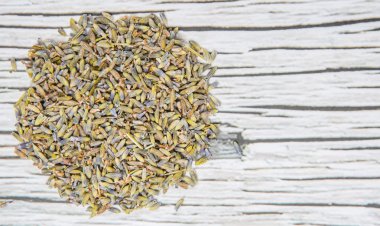 Kurutulmuş lavanta bitkisel çay