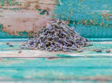 Kurutulmuş lavanta bitkisel çay