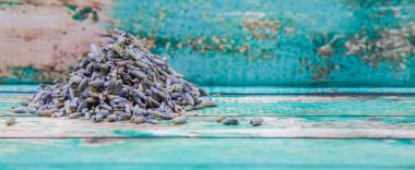 Kurutulmuş lavanta bitkisel çay