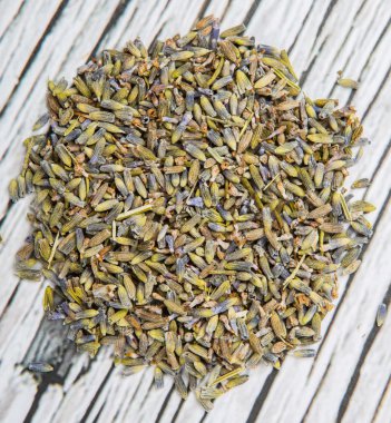 Kurutulmuş lavanta bitkisel çay