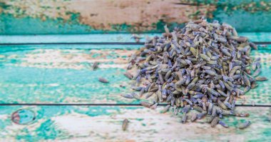 Kurutulmuş lavanta bitkisel çay