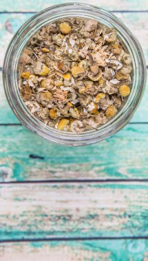 Kurutulmuş papatya bitkisel çay