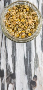 Kurutulmuş papatya bitkisel çay