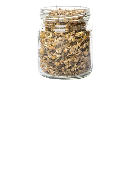 Сушеный ромашковый травяной чай — стоковое фото