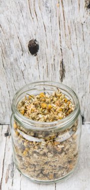 Kurutulmuş papatya bitkisel çay