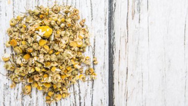 Kurutulmuş papatya bitkisel çay