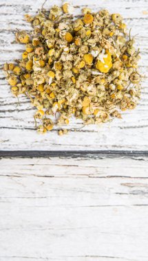 Kurutulmuş papatya bitkisel çay