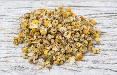 Kurutulmuş papatya bitkisel çay