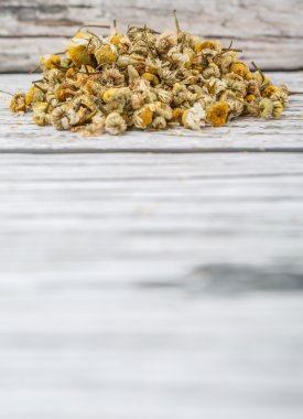 Kurutulmuş papatya bitkisel çay