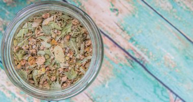 Ihlamur çiçek bitki çayı kurutulmuş