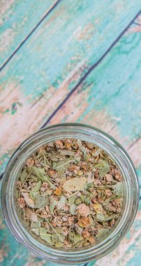 Ihlamur çiçek bitki çayı kurutulmuş