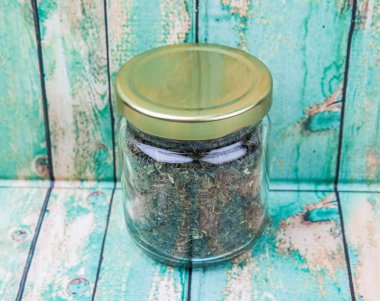 Japon Yeşil çay yaprakları