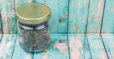 Japon Yeşil çay yaprakları