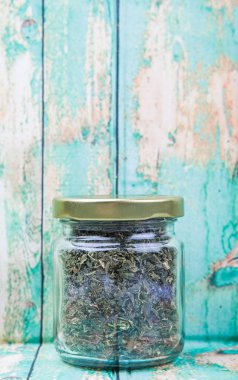 Japon Yeşil çay yaprakları