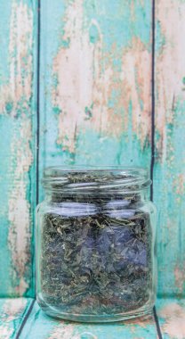 Japon Yeşil çay yaprakları