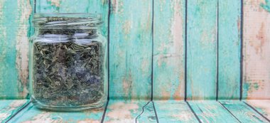 Japon Yeşil çay yaprakları