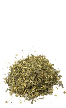 Japon Yeşil çay yaprakları kurutulur