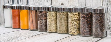 Mix çeşitli baharatlar