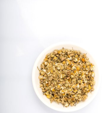 Kurutulmuş papatya bitkisel çay