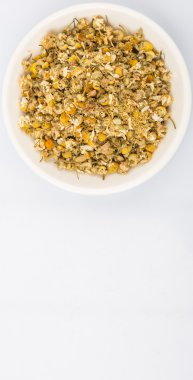 Kurutulmuş papatya bitkisel çay