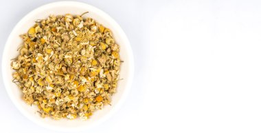 Kurutulmuş papatya bitkisel çay