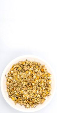 Kurutulmuş papatya bitkisel çay