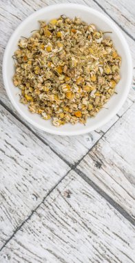 Kurutulmuş papatya bitkisel çay