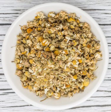 Kurutulmuş papatya bitkisel çay