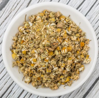 Kurutulmuş papatya bitkisel çay