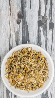 Kurutulmuş papatya bitkisel çay