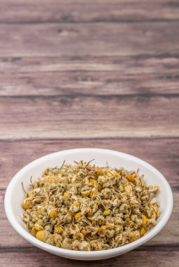 Kurutulmuş papatya bitkisel çay