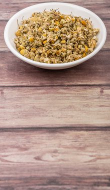 Kurutulmuş papatya bitkisel çay