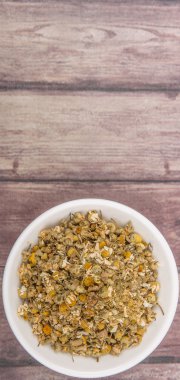 Kurutulmuş papatya bitkisel çay