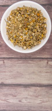 Kurutulmuş papatya bitkisel çay