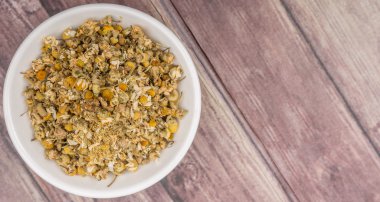 Kurutulmuş papatya bitkisel çay