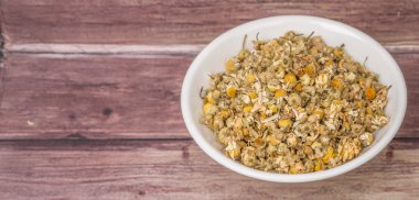 Kurutulmuş papatya bitkisel çay