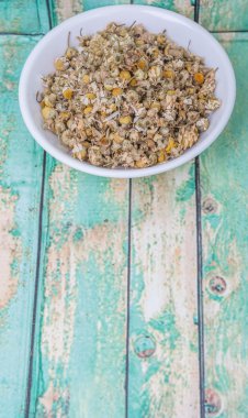 Kurutulmuş papatya bitkisel çay