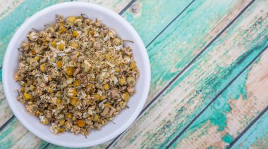 Kurutulmuş papatya bitkisel çay