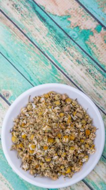 Kurutulmuş papatya bitkisel çay