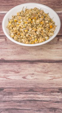 Kurutulmuş papatya bitkisel çay